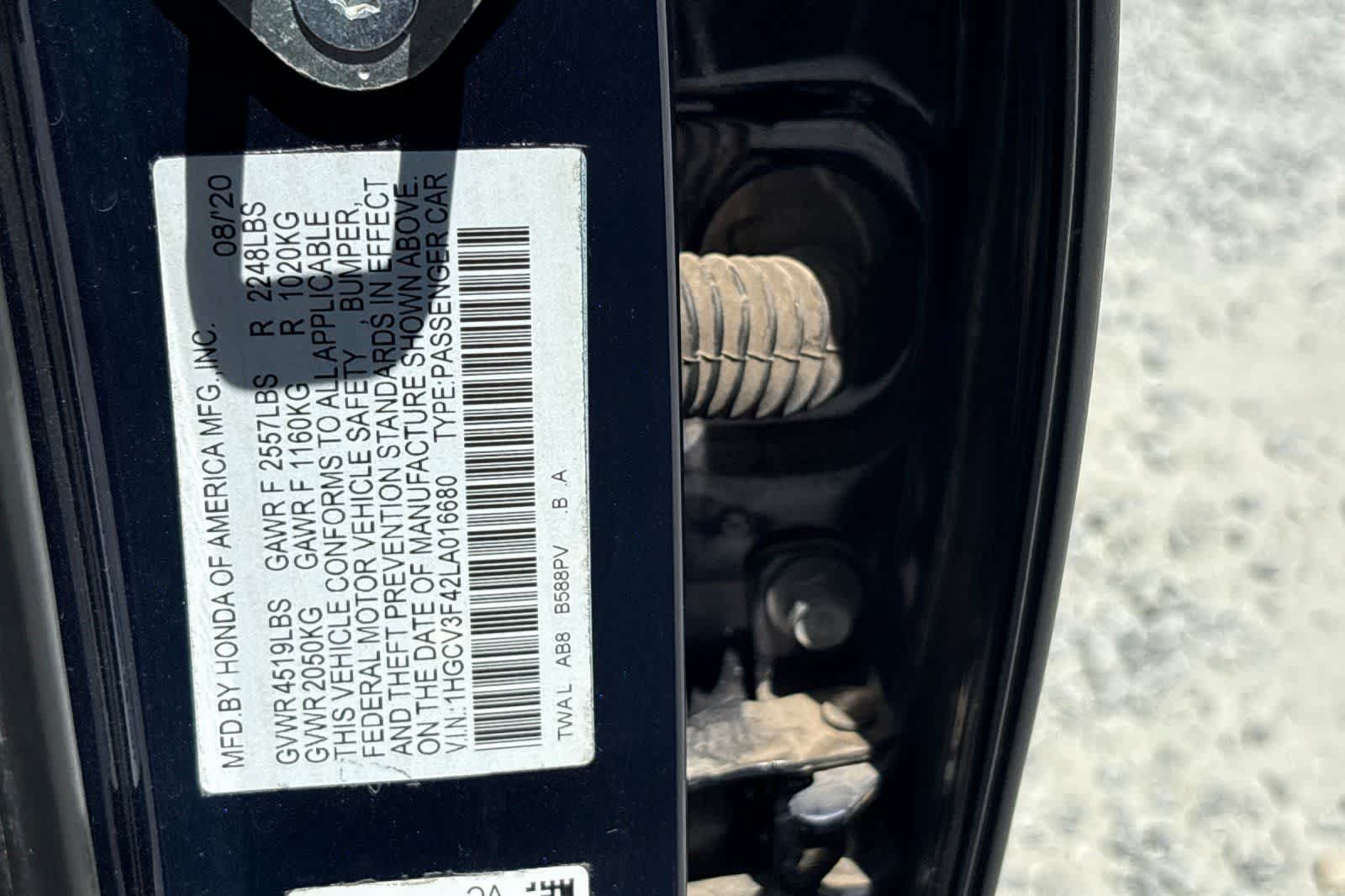 Used 2020 Honda Accord EX image 25
