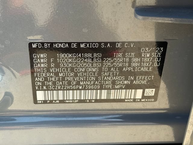 Certified 2023 Honda HR-V Sport image 29