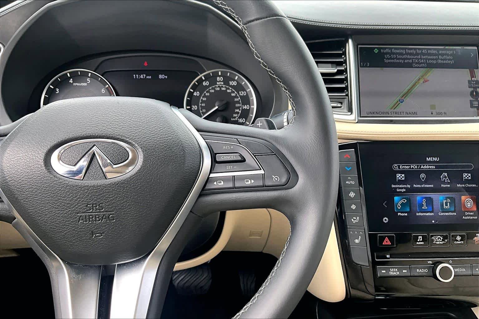 Used 2020 INFINITI QX50 Luxe w/ Navigation Package FWD image 25
