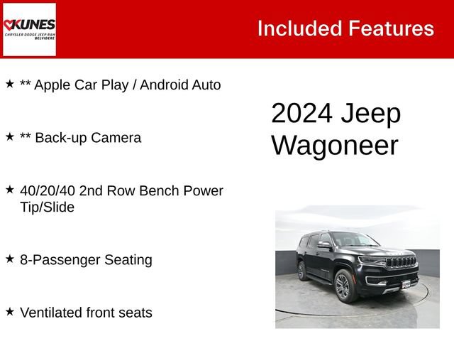 Used 2024 Jeep Wagoneer Series II w/ Flexible Seating Group AWD/4WD image 3