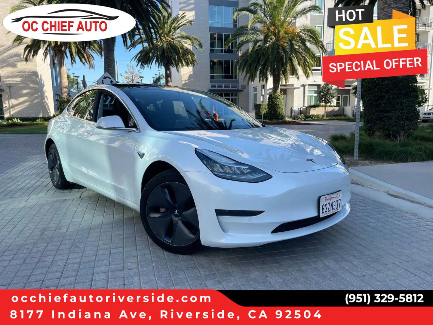 Used 2019 Tesla Model 3 Standard Range Plus