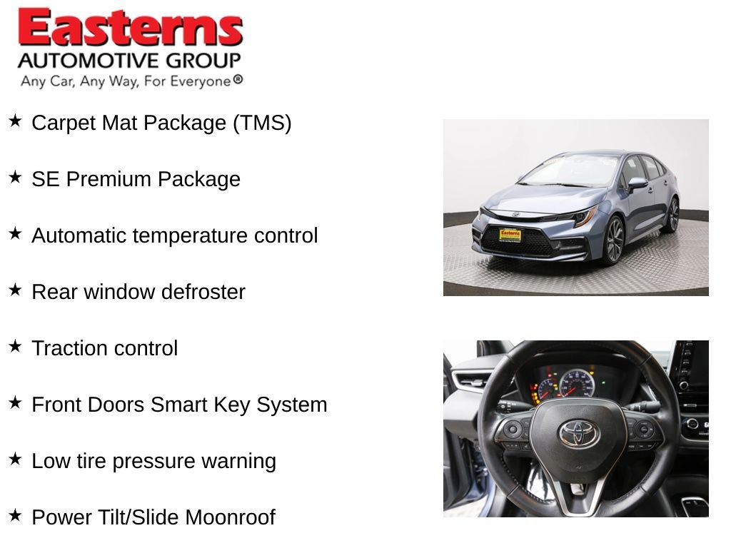 Used 2021 Toyota Corolla SE w/ SE Premium Package FWD image 11