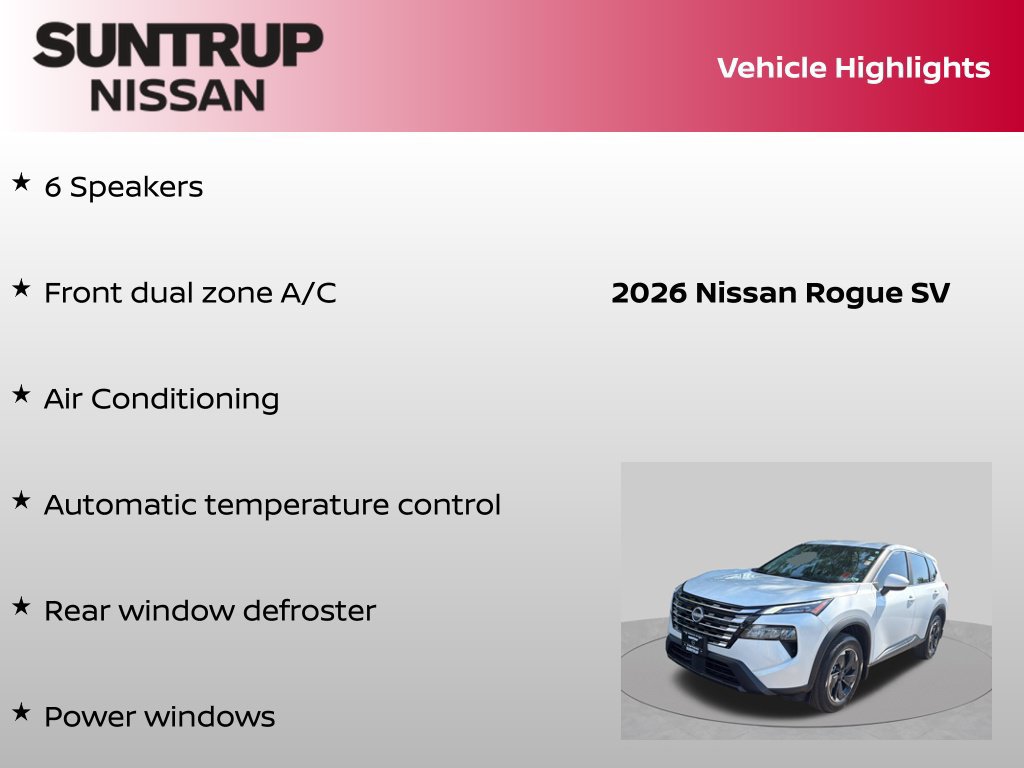 Certified 2026 Nissan Rogue SV AWD/4WD image 16