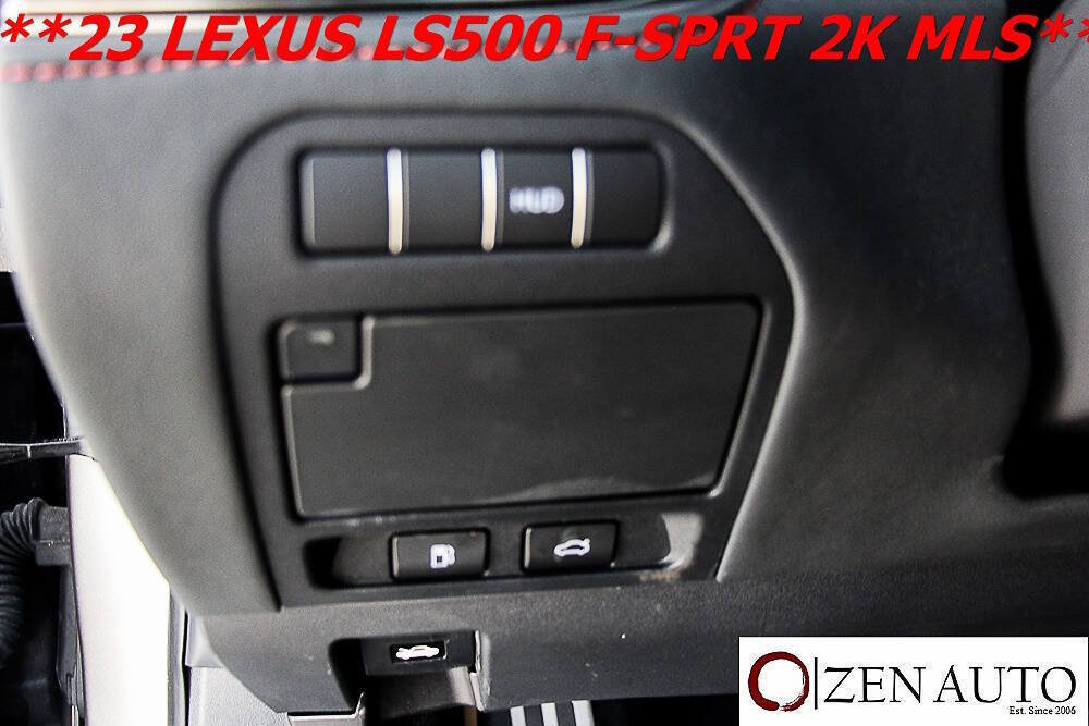Used 2023 Lexus LS 500 F Sport w/ Cold Weather Package (CK) RWD image 23