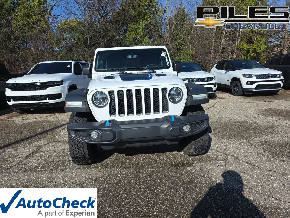 Used 2022 Jeep Wrangler Unlimited Rubicon 4xe w/ Cold Weather Group image 1