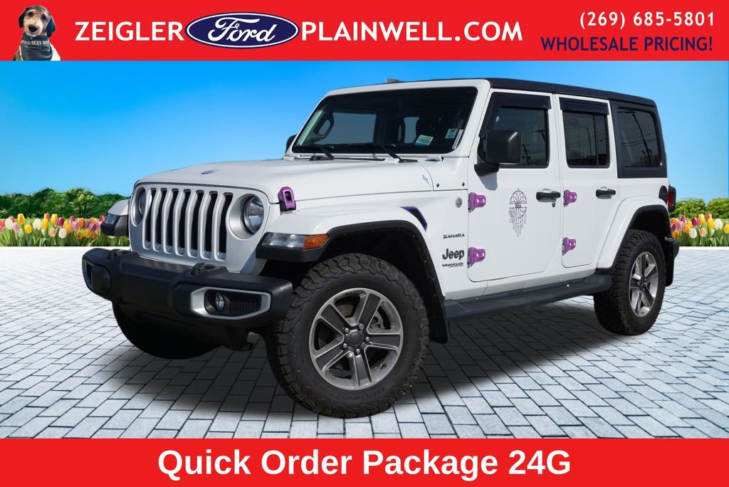 Used 2021 Jeep Wrangler Unlimited Sahara w/ Dual Top Group AWD/4WD image 1