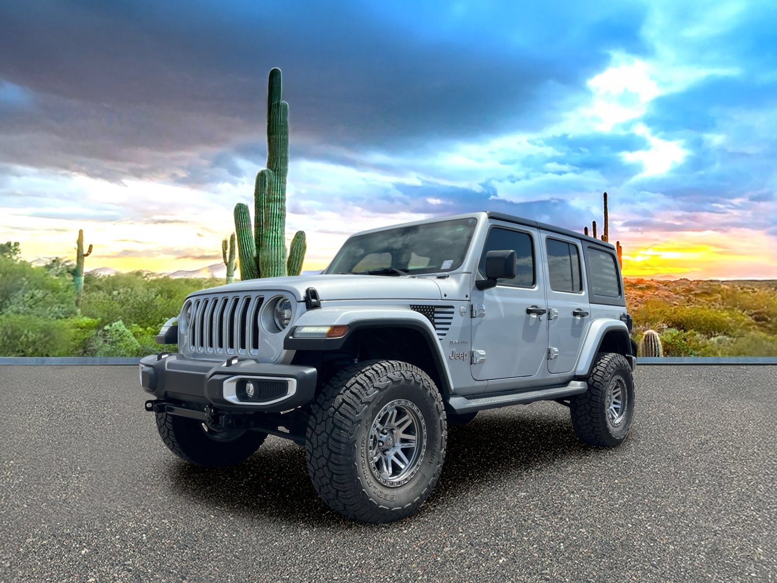 Used 2023 Jeep Wrangler Unlimited Sahara w/ LED Lighting Group AWD/4WD image 2
