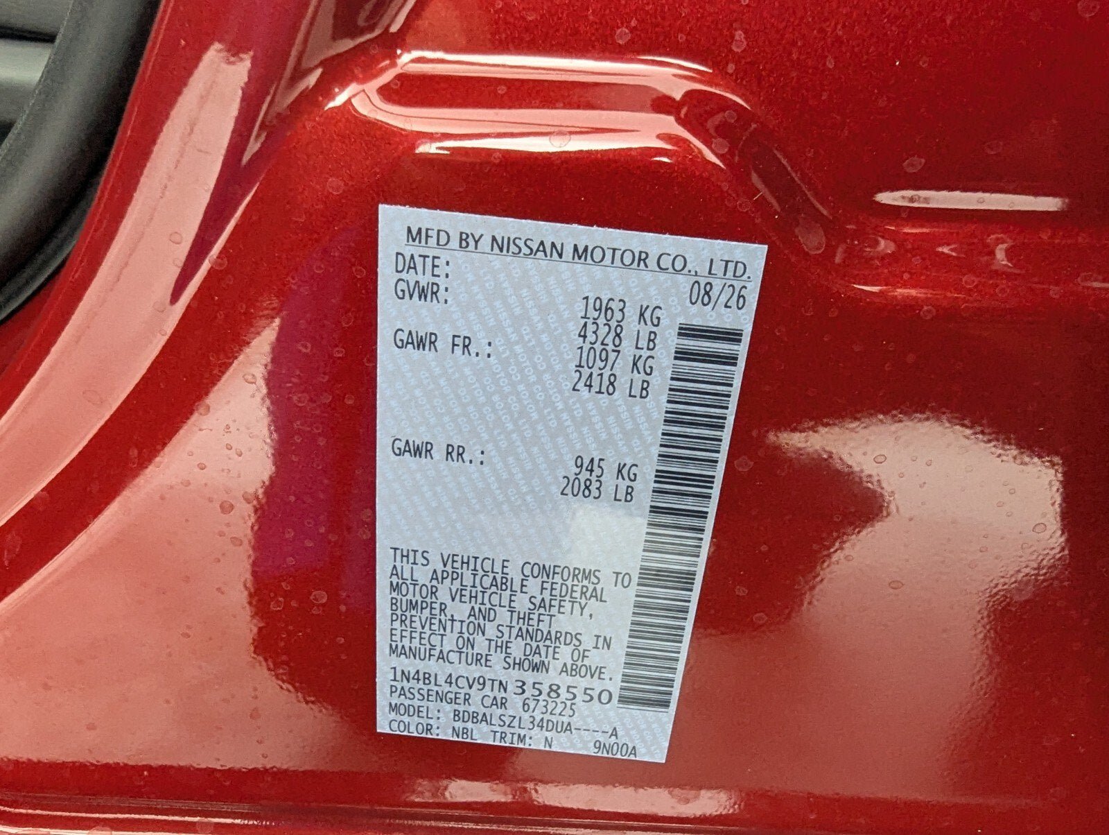 New 2026 Nissan Altima 2.5 SR FWD image 22