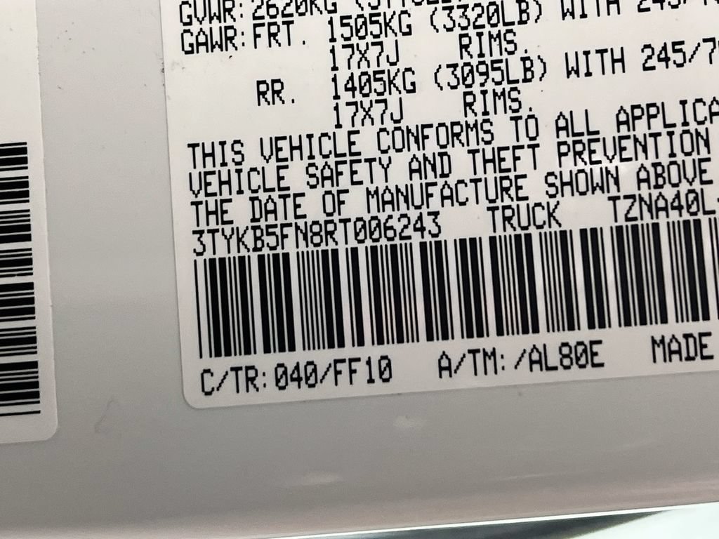Certified 2024 Toyota Tacoma SR5 RWD image 28