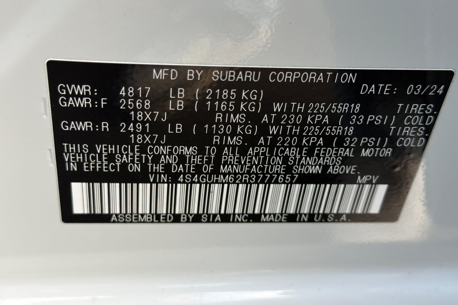 Used 2024 Subaru Crosstrek 2.5i Limited w/ Popular Package #4A AWD/4WD image 34