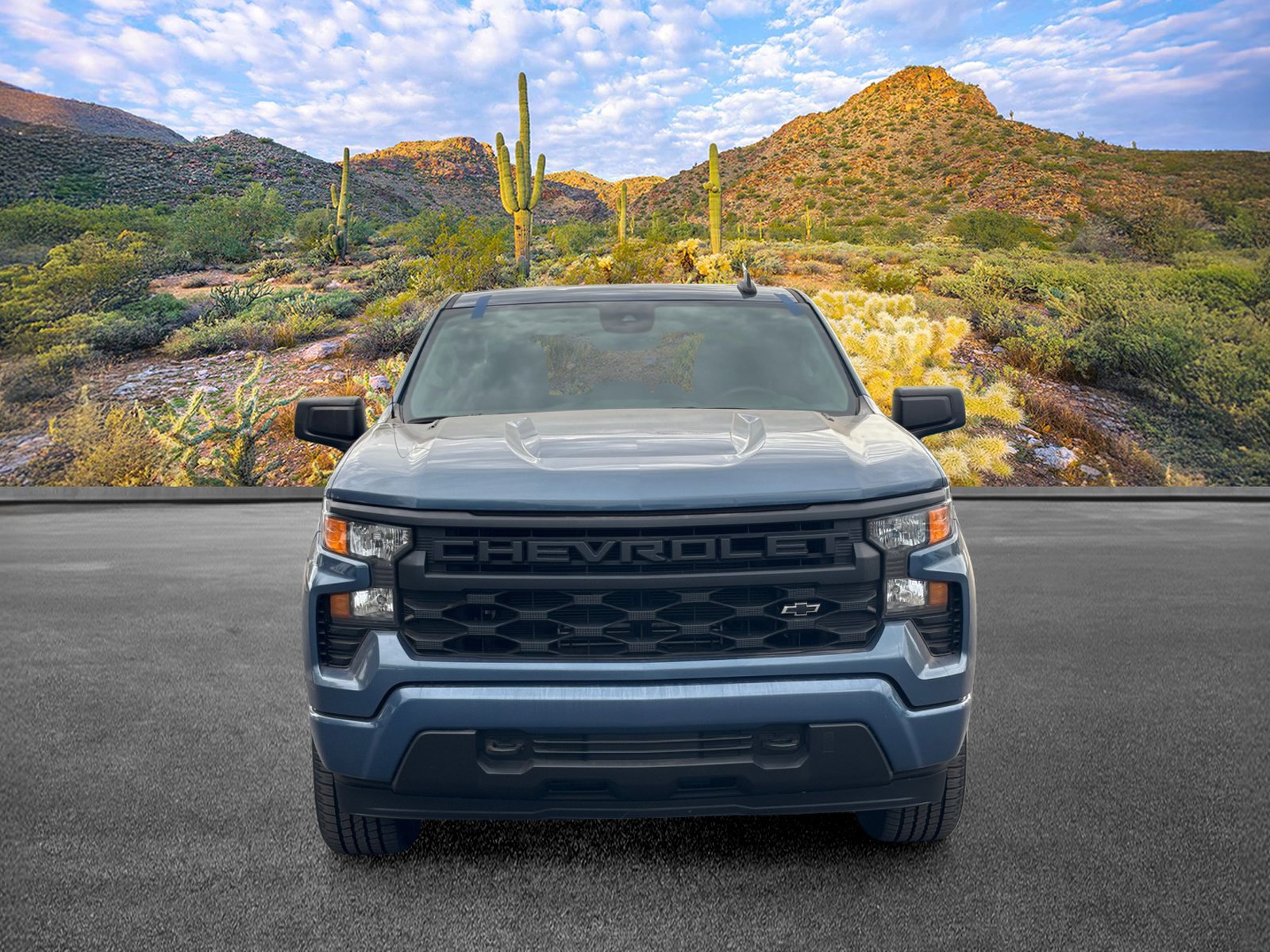 Used 2024 Chevrolet Silverado 1500 Custom w/ Turbomax Blackout Package AWD/4WD image 9