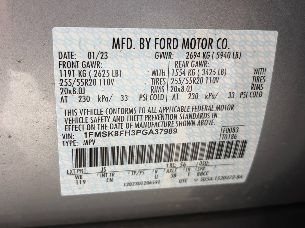 Used 2023 Ford Explorer Limited w/ Limited Technology Package AWD/4WD image 9