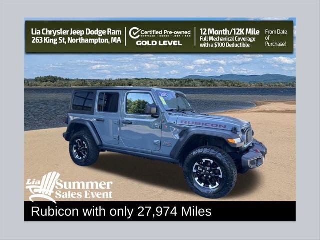 Certified 2025 Jeep Wrangler Unlimited Rubicon AWD/4WD image 1