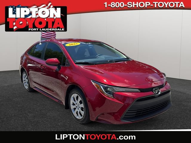 Certified 2025 Toyota Corolla LE FWD image 1