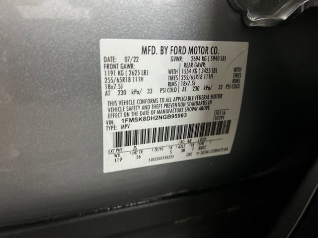 Used 2022 Ford Explorer XLT w/ Equipment Group 202A image 33