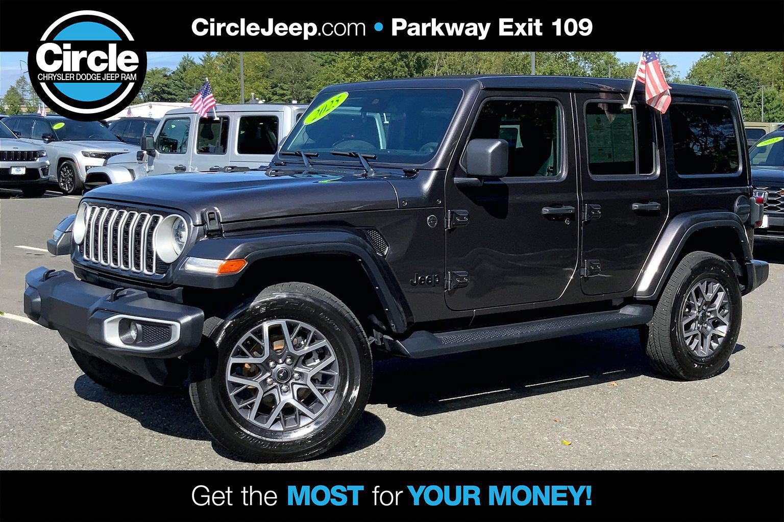 Certified 2025 Jeep Wrangler Unlimited Sahara w/ Safety Group