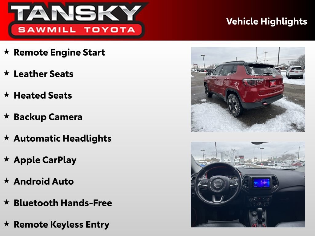 Used 2018 Jeep Compass Trailhawk w/ Cold Weather Group image 10