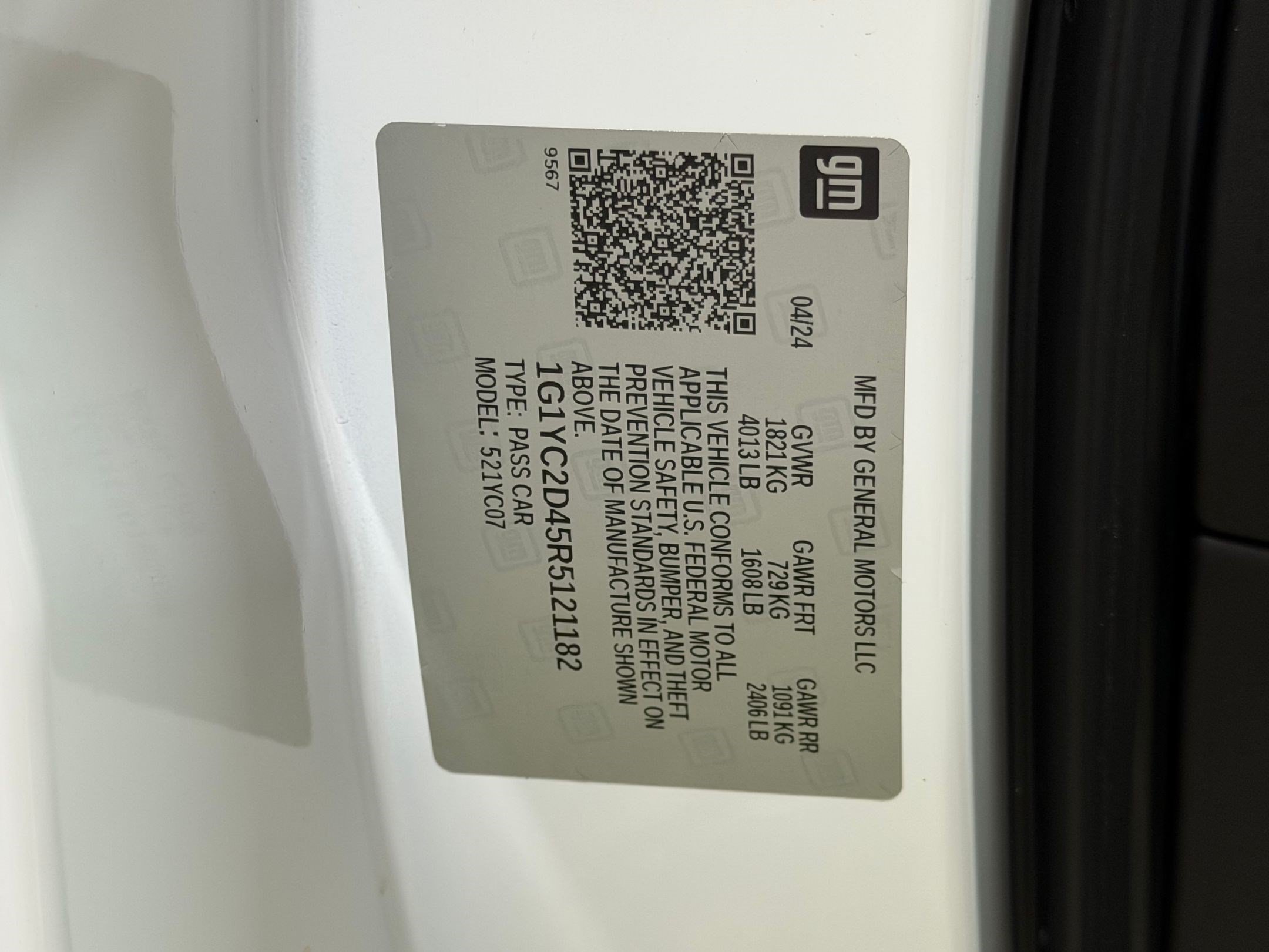 Used 2024 Chevrolet Corvette Stingray Premium Cpe w/ Stealth Interior Trim Package RWD image 19