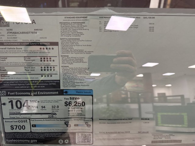 New 2024 Toyota bZ4X XLE image 7