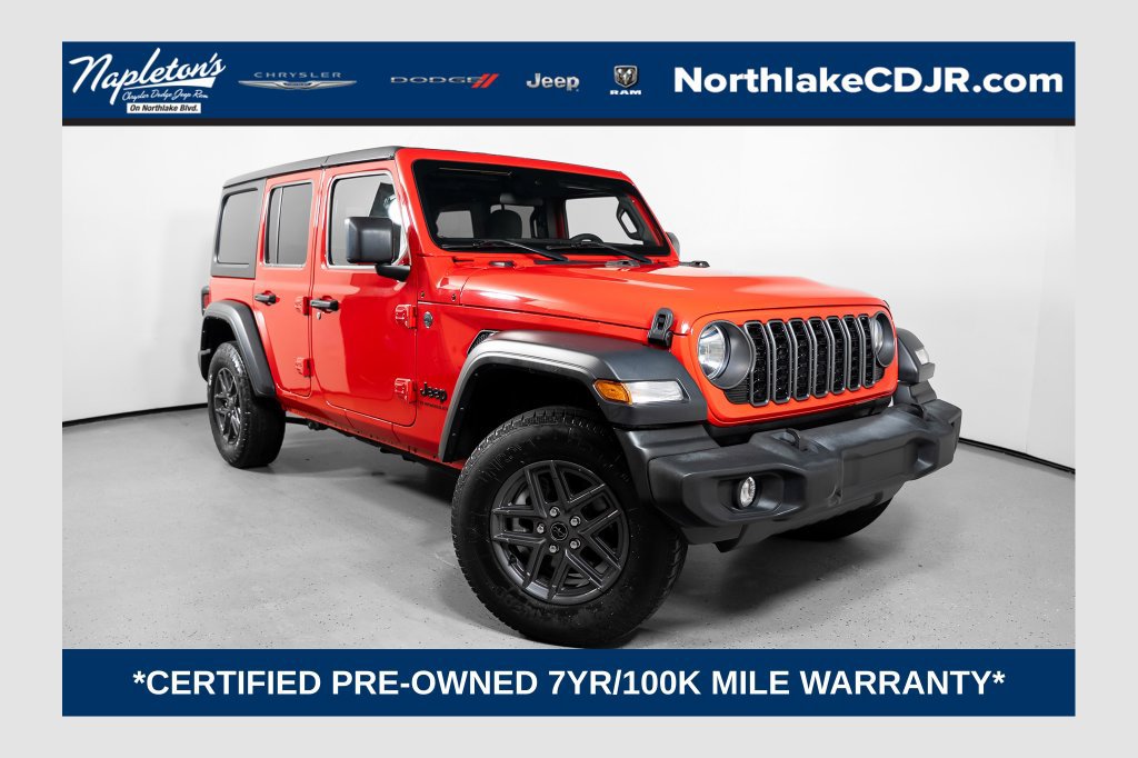 Used 2024 Jeep Wrangler Unlimited Sport AWD/4WD image 1