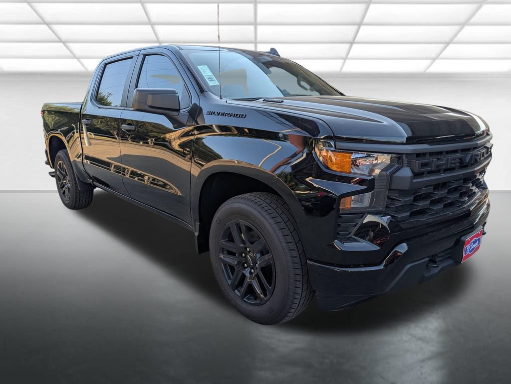 New 2026 Chevrolet Silverado 1500 Custom w/ LPO, Dark Essentials Package RWD image 1