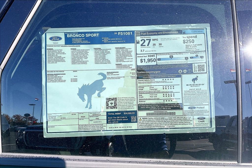 New 2025 Ford Bronco Sport Big Bend image 14