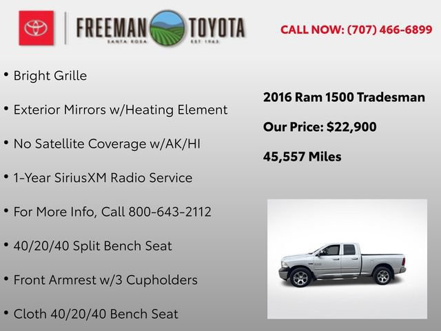 Used 2016 RAM 1500 Tradesman w/ Popular Equipment Group AWD/4WD image 12
