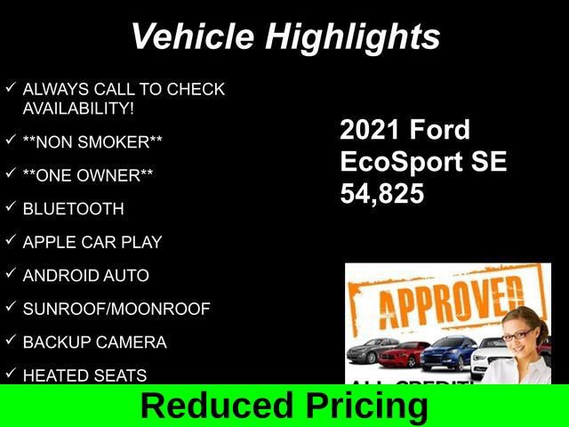 Used 2021 Ford EcoSport SE w/ SE Convenience Package image 10