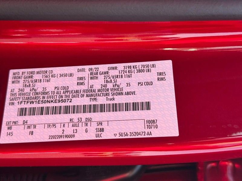 Used 2022 Ford F150 XLT w/ Equipment Group 302A High image 21