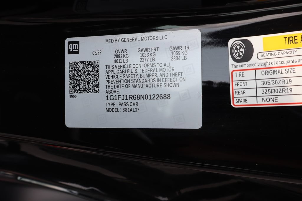 Used 2022 Chevrolet Camaro ZL1 RWD image 36