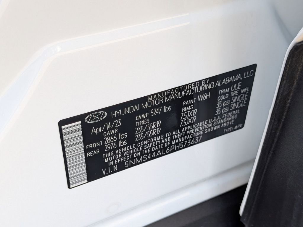 Certified 2023 Hyundai Santa Fe Limited w/ Cargo Package image 30