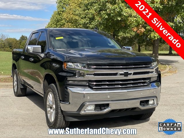 Used 2021 Chevrolet Silverado 1500 LTZ w/ LPO, Dark Essentials Package
