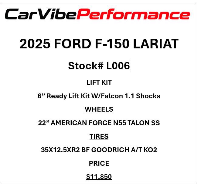 Used 2025 Ford F150 Lariat w/ Equipment Group 502A High AWD/4WD image 2