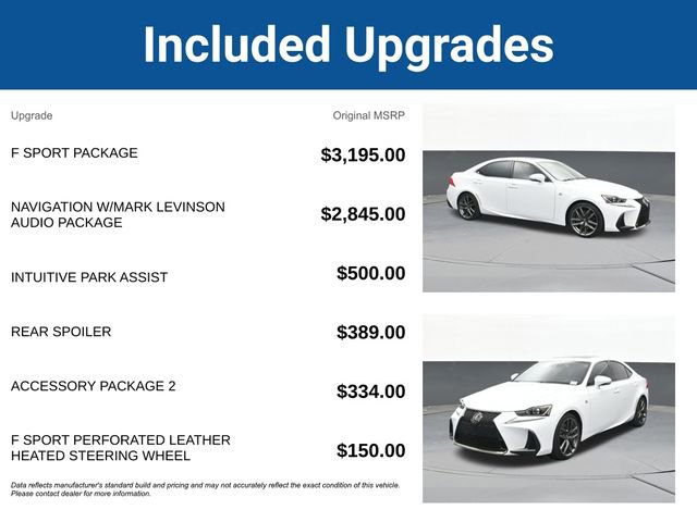 Used 2019 Lexus IS 350 F Sport w/ F Sport Package image 5