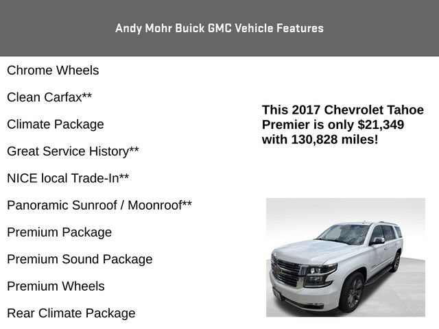 Used 2017 Chevrolet Tahoe Premier AWD/4WD image 8
