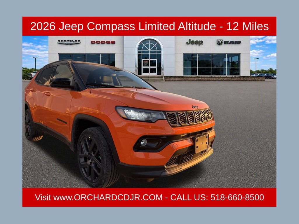 New 2026 Jeep Compass Limited AWD/4WD 360° Tour