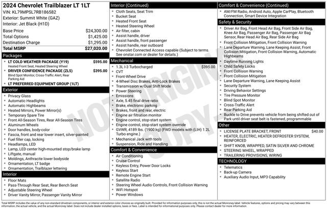 Used 2024 Chevrolet TrailBlazer LT w/ LT Cold Weather Package image 5