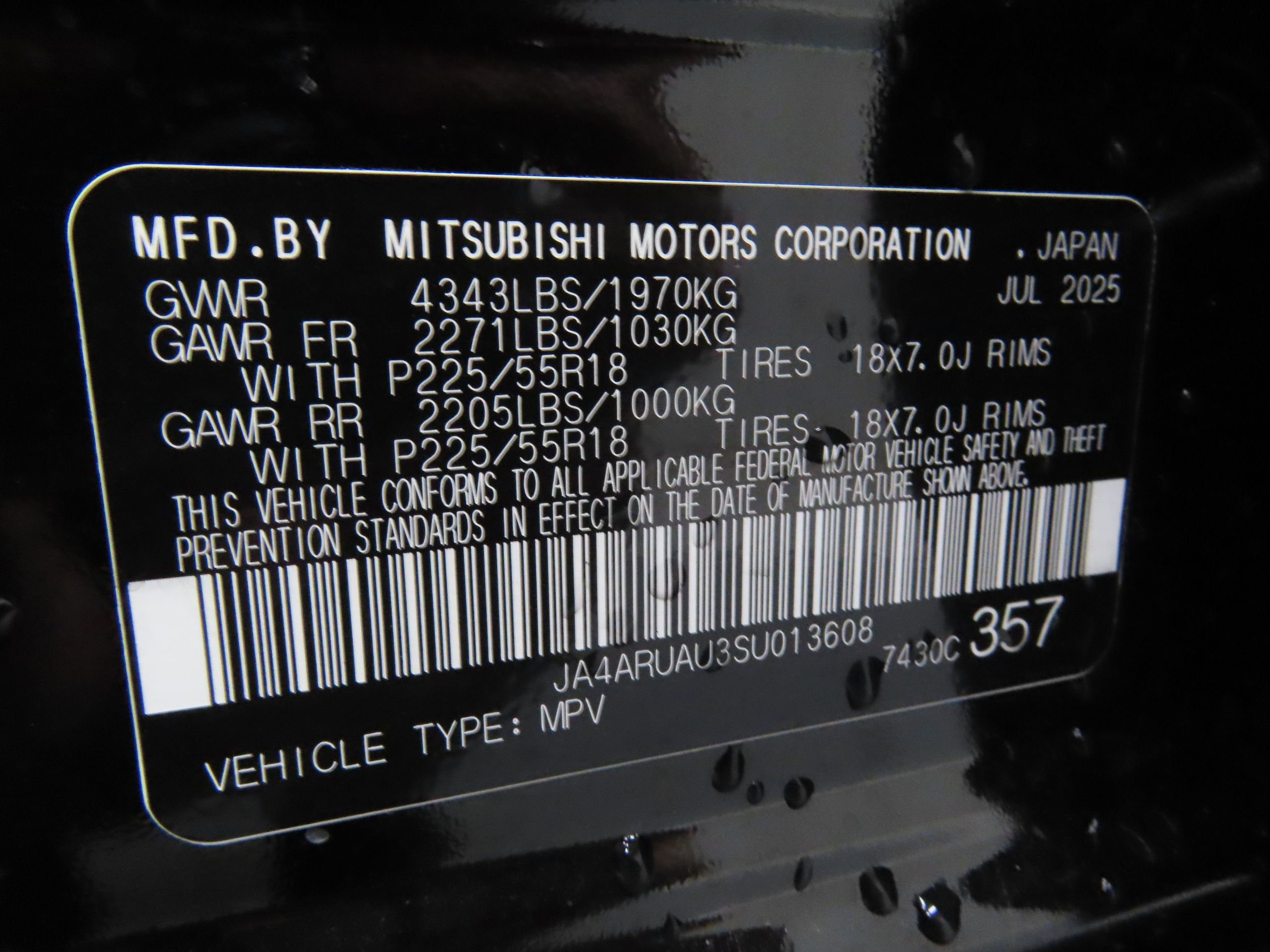 New 2025 Mitsubishi Outlander Sport SE image 25