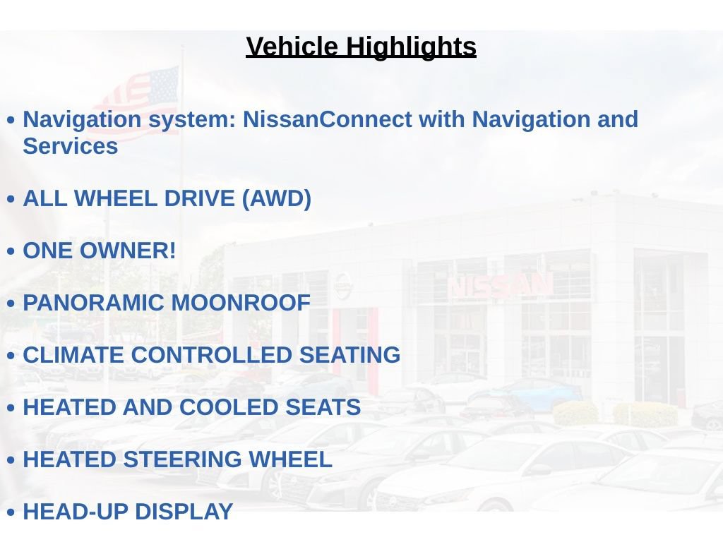 Used 2025 Nissan Murano Platinum w/ Cargo Package AWD/4WD image 11