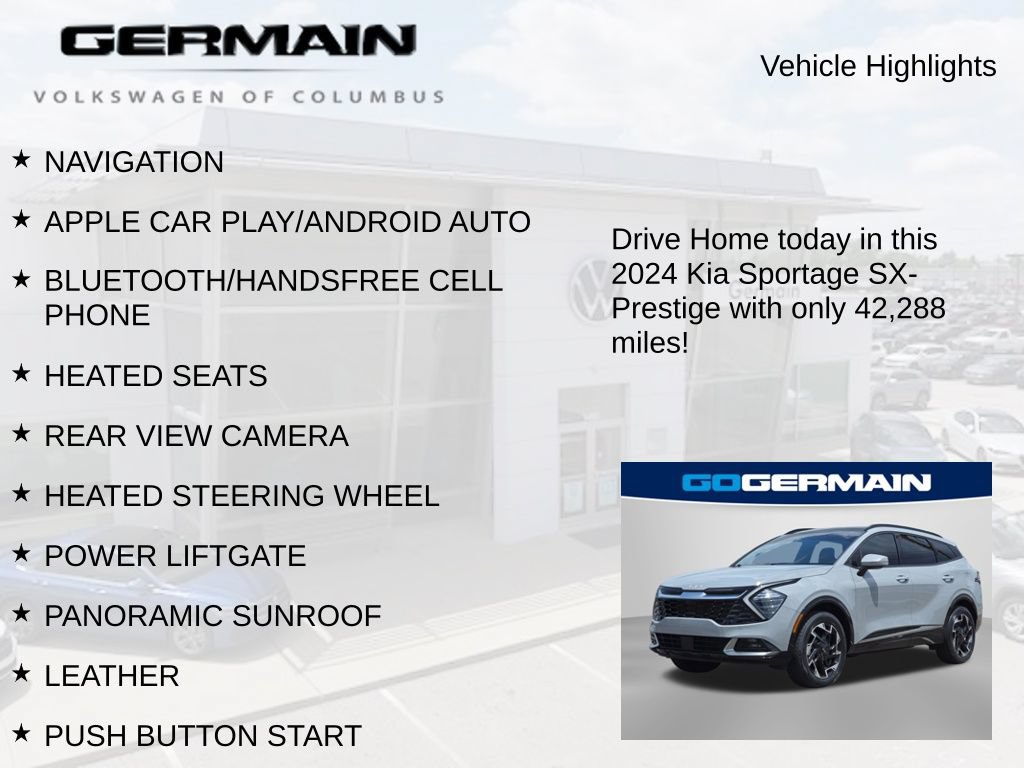 Used 2024 Kia Sportage SX AWD/4WD image 6