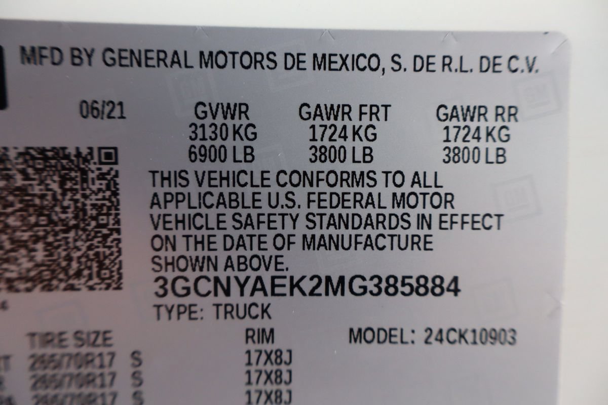 Used 2021 Chevrolet Silverado 1500 W/T w/ WT Value Package AWD/4WD image 37