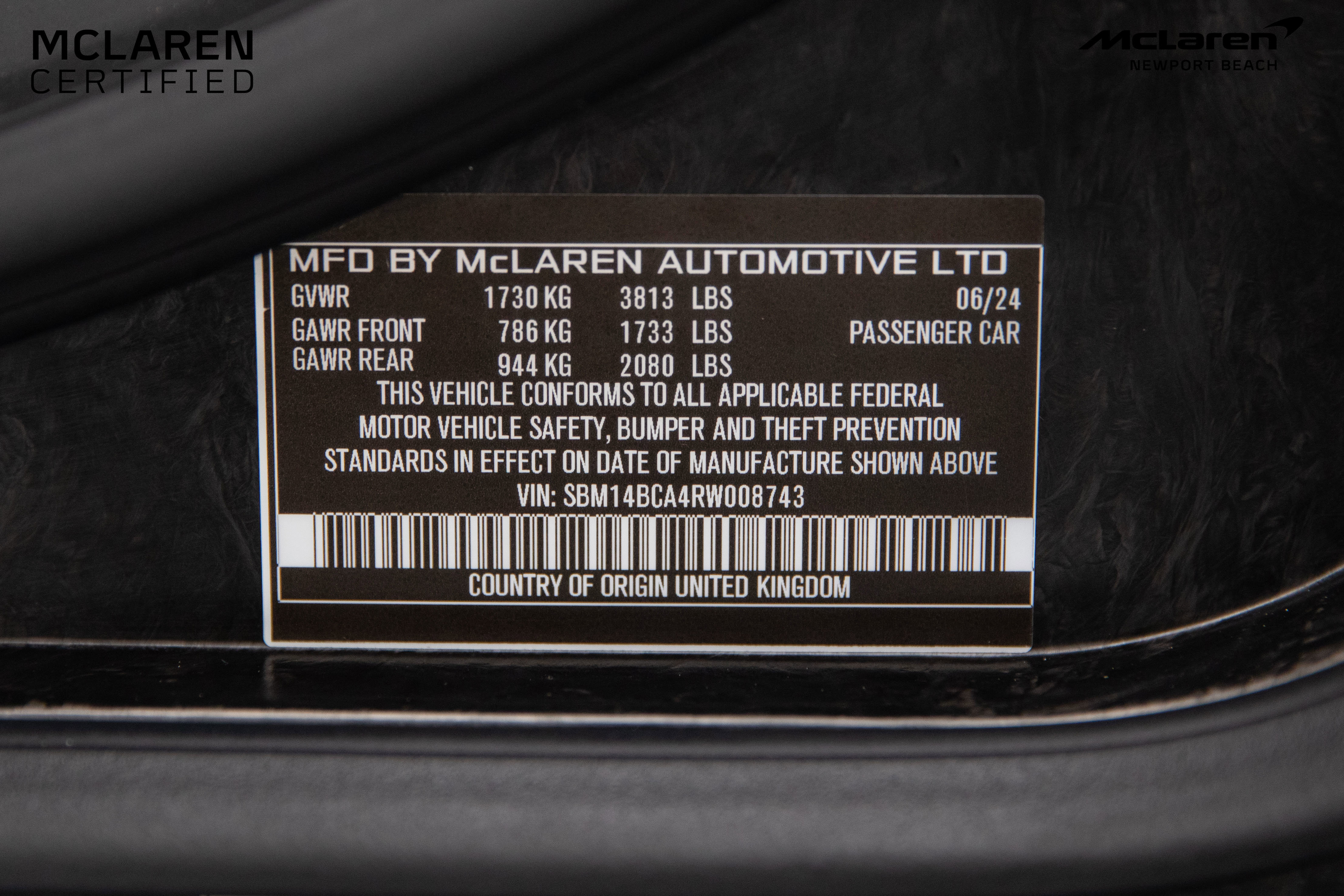 Used 2024 McLaren 750S Spider image 40