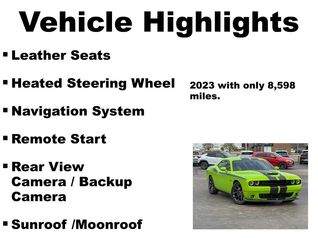 Used 2023 Dodge Challenger R/T w/ Plus Package RWD image 6
