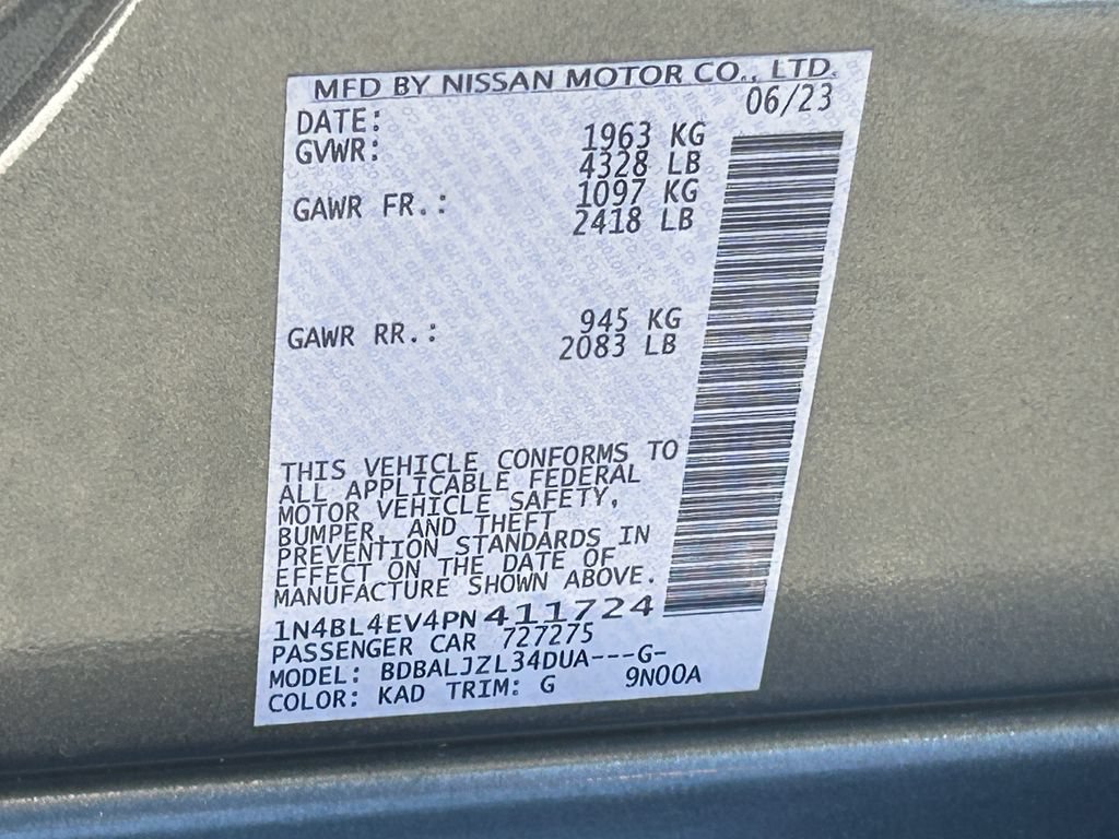 Used 2023 Nissan Altima 2.5 SL FWD image 39