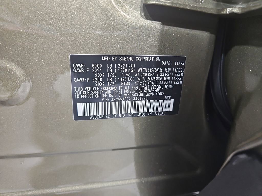 New 2026 Subaru Ascent Limited image 27