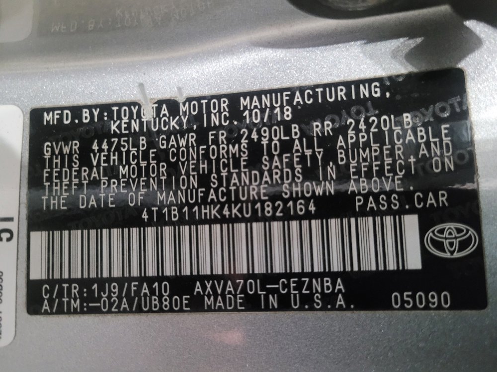 Used 2019 Toyota Camry LE image 33