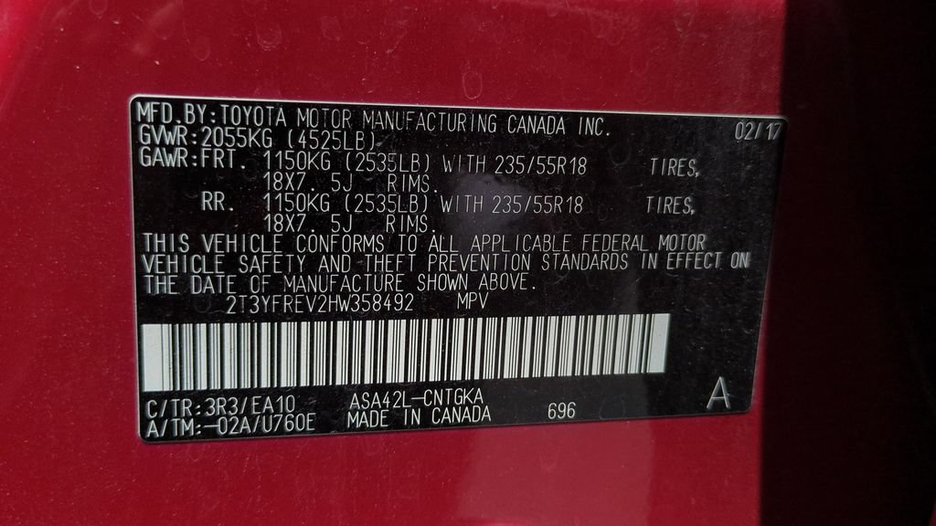 Used 2017 Toyota RAV4 Limited FWD image 25