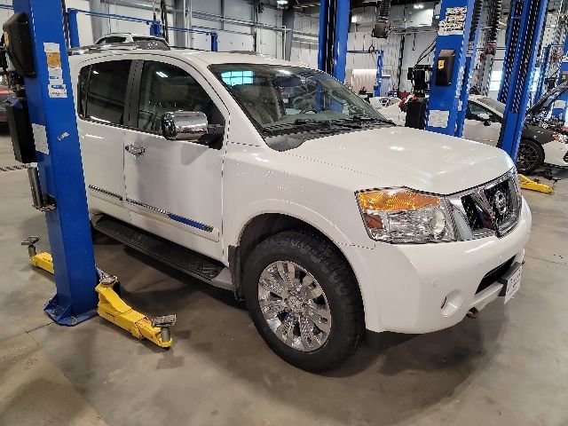Used 2015 Nissan Armada Platinum w/ 2nd Row Captain Seat Package AWD/4WD image 1