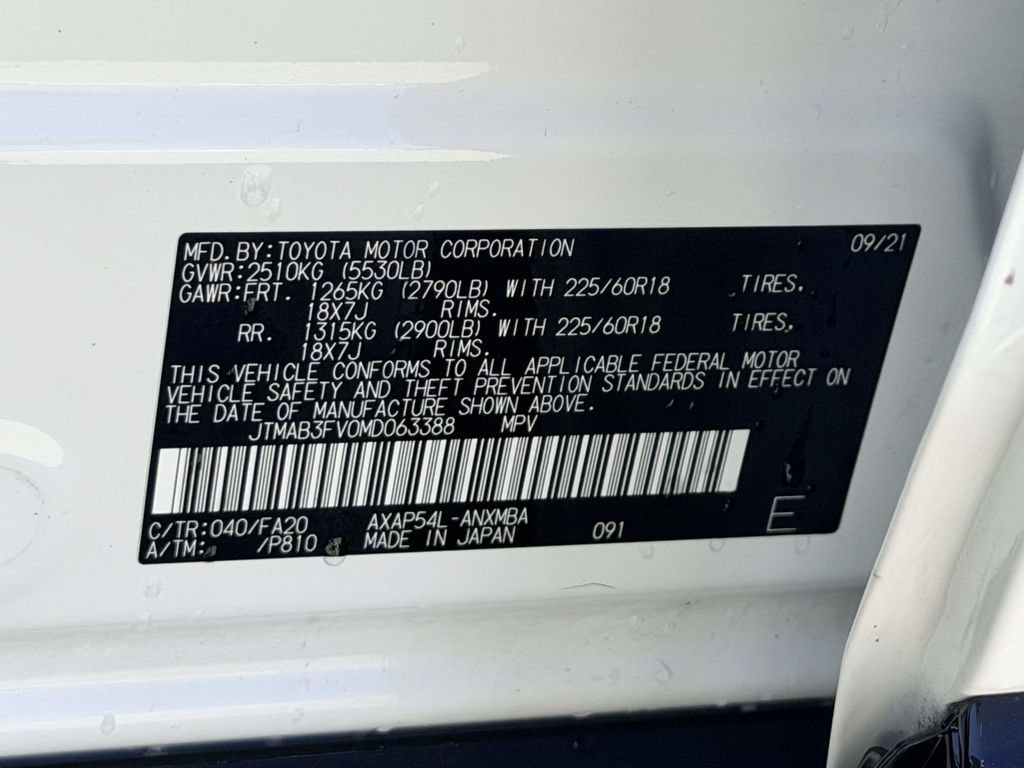 Certified 2021 Toyota RAV4 SE w/ Weather & Moonroof Package AWD/4WD image 27