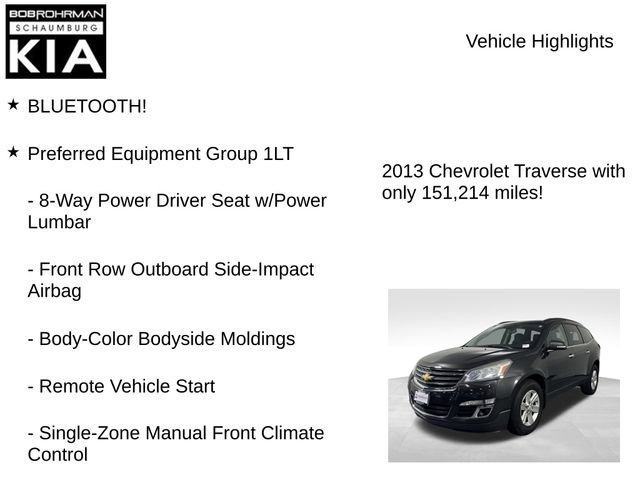 Used 2013 Chevrolet Traverse LT FWD image 7